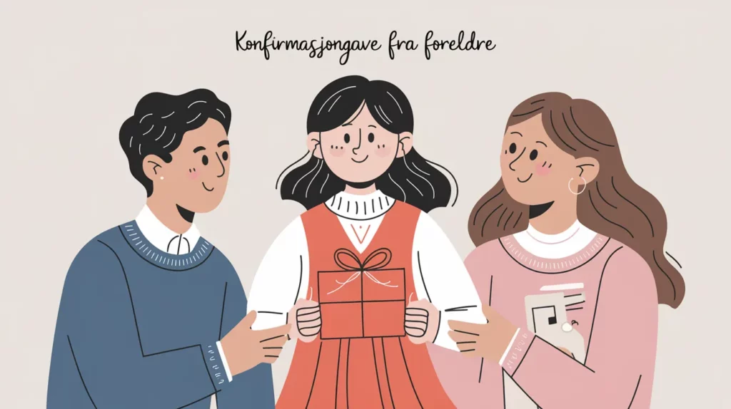 konfirmasjonsgave fra foreldre