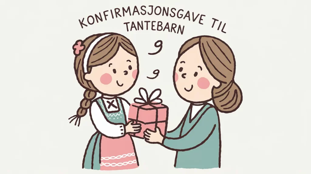 konfirmasjonsgave til tantebarn