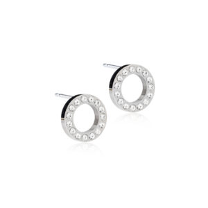 Blomdahl, Øredobber i medisinsk titan med klare Swarovski krystaller