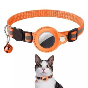 SIGN AirTag halsbånd til hund og katt - Oransje