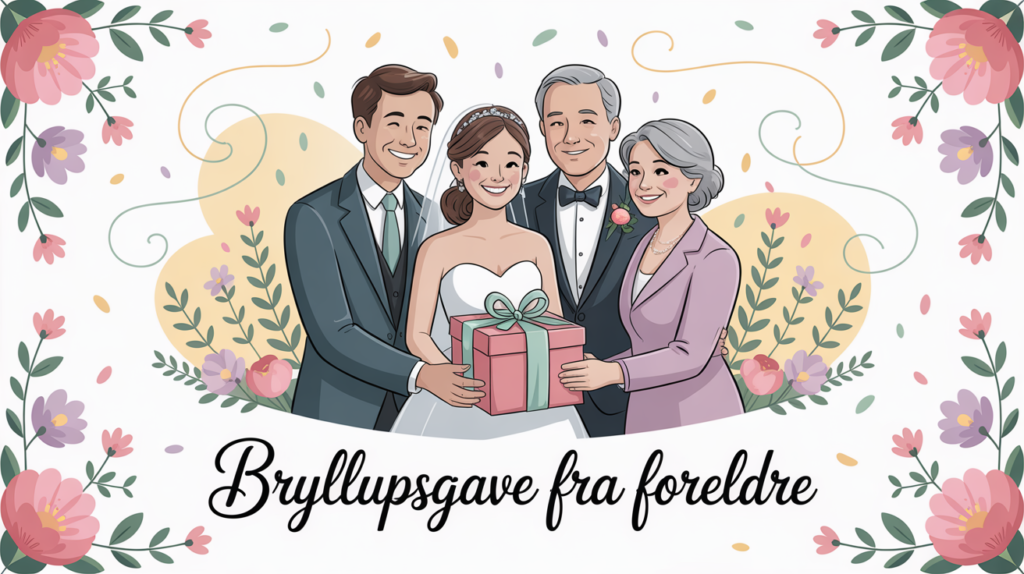 bryllupsgave fra foreldre