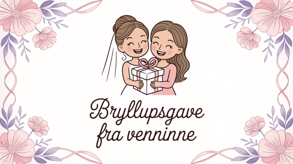 bryllupsgave fra venninne