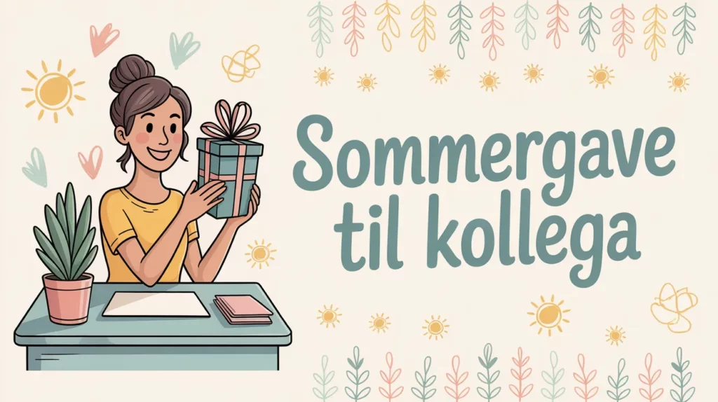 sommergave til kollega
