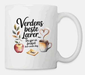 verdens beste lærer kopp