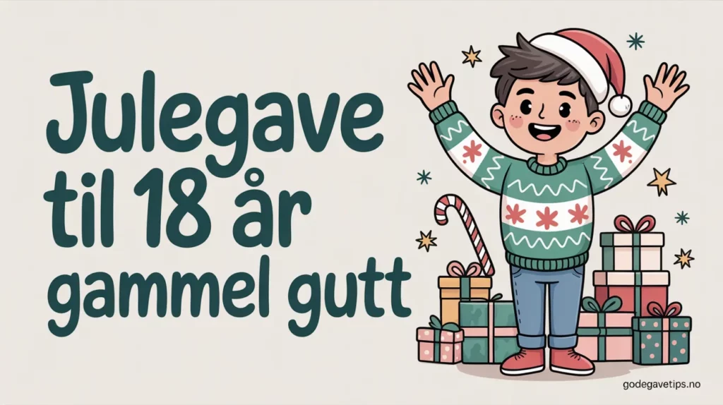 julegave gutt 18 år