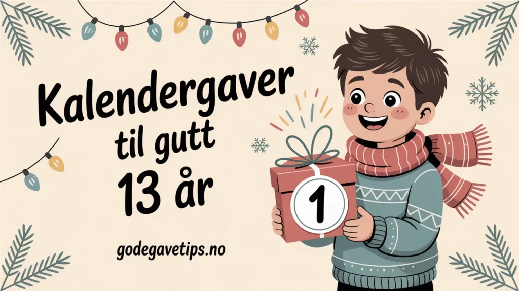 kalendergaver gutt 13 år