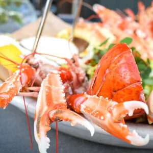 Skalldyrtallerken for to